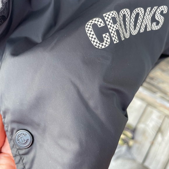 Crooks & Castles Medusa Windbreaker, Size Large, Rare, Discontinued, 2017, Black - Picture 3 of 12